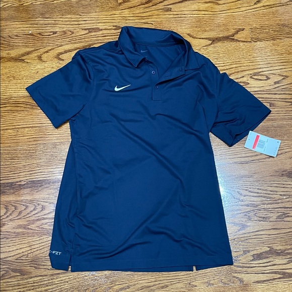 Nike Dark Blue Polo Shirt golf - Picture 2 of 3